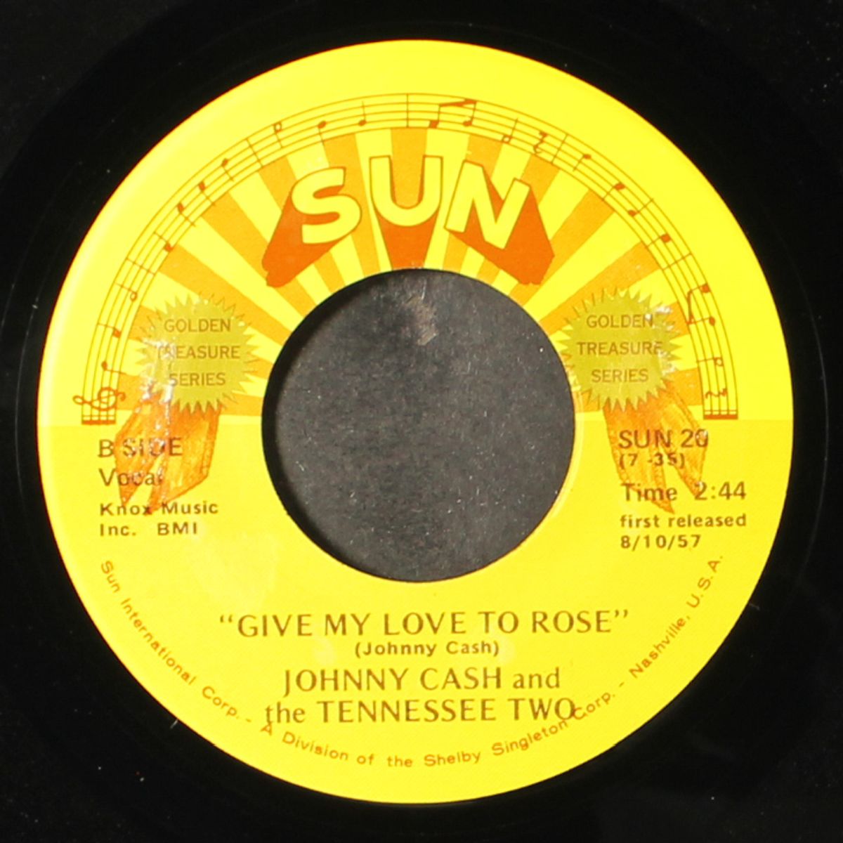 home of the blues / give my love to rose by JOHNNY CASH