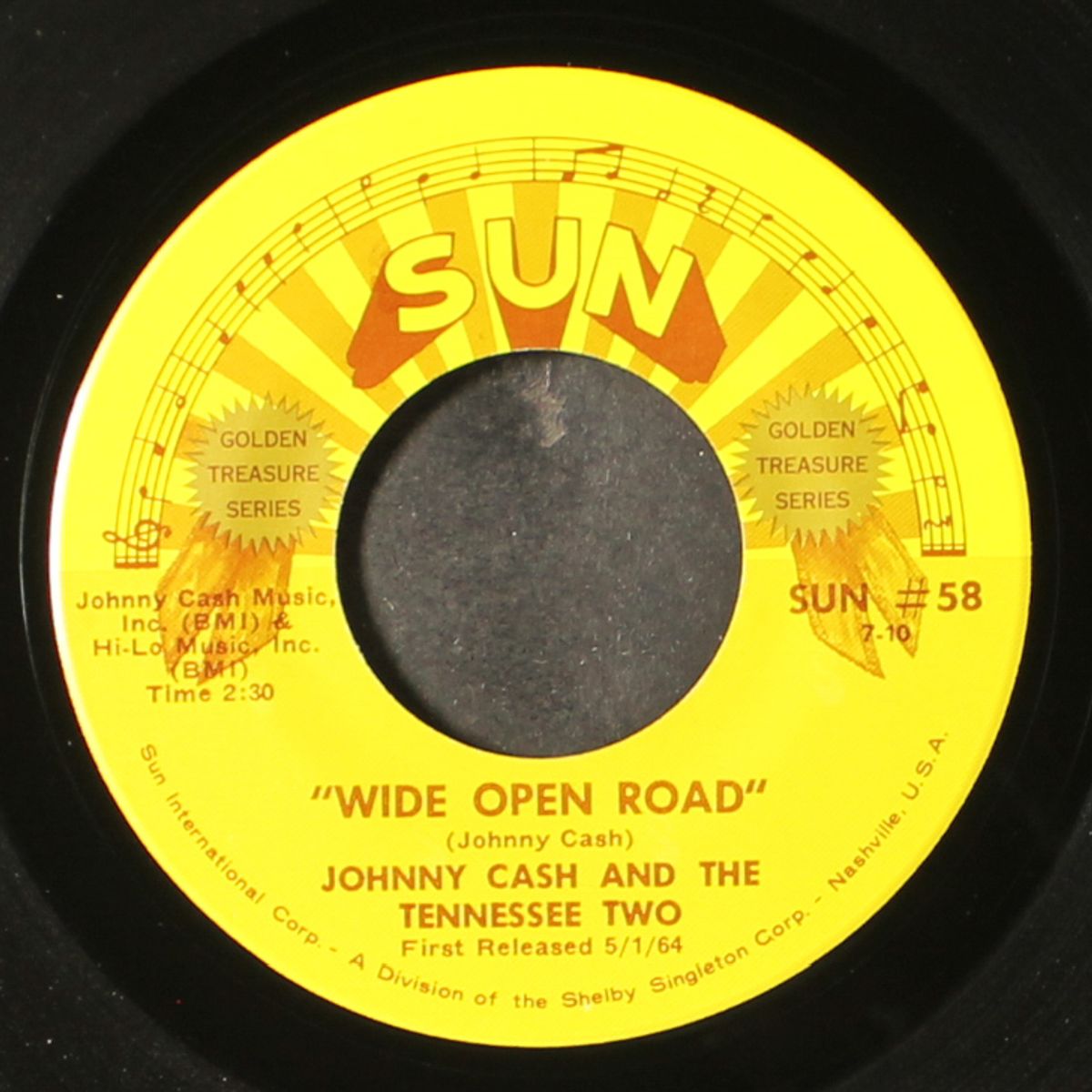 belshazah / wide open road by JOHNNY CASH