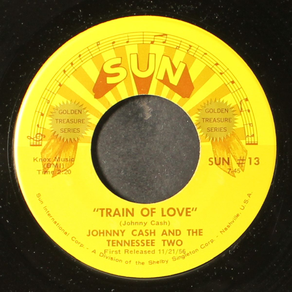 there you go / train of love by JOHNNY CASH