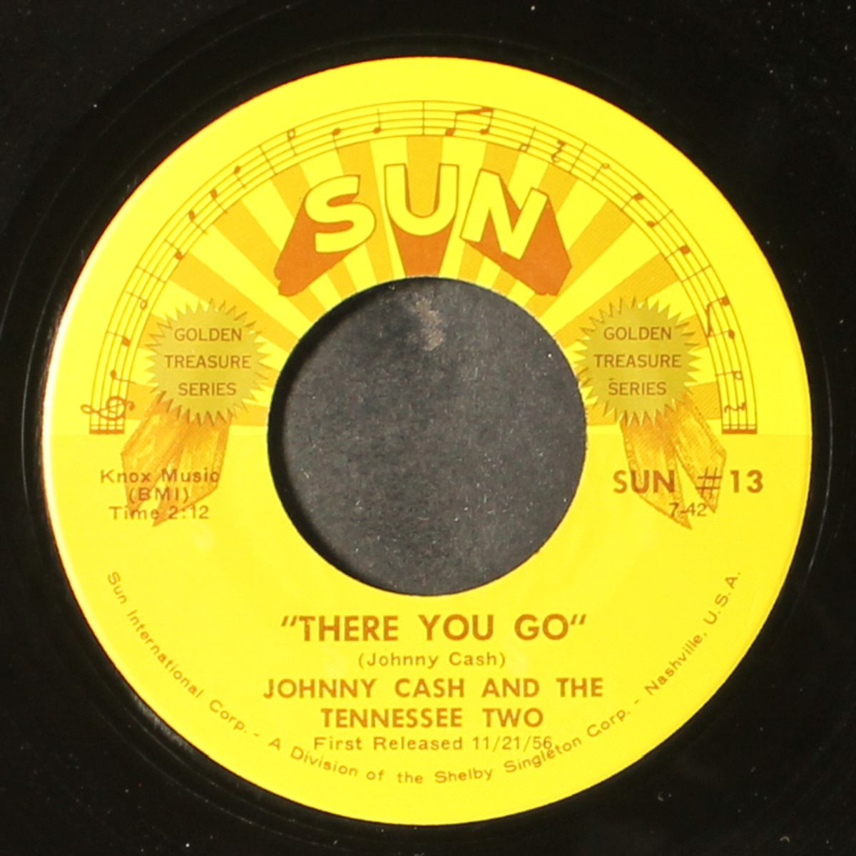there you go / train of love by JOHNNY CASH