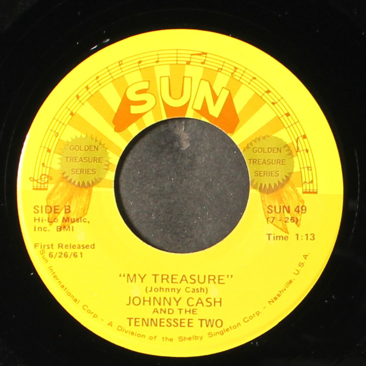 sugartime / my treasure by JOHNNY CASH