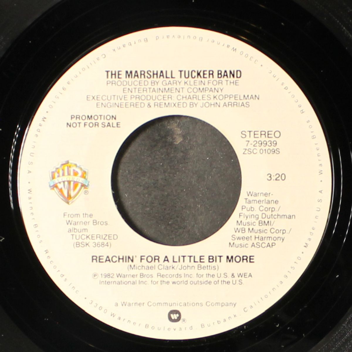 reachin' for a little bit more / mono by MARSHALL TUCKER BAND