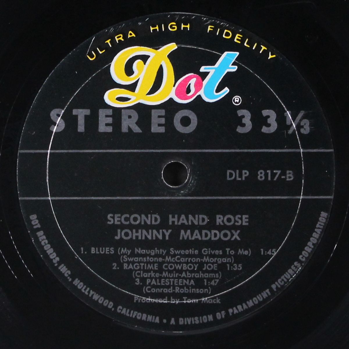 second hand rose by JOHNNY MADDOX