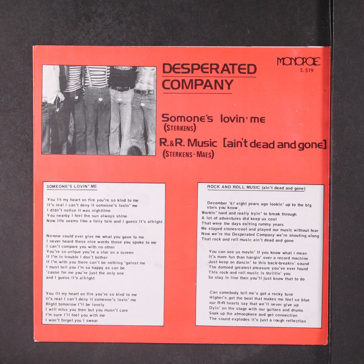 someone's lovin' me / rock & roll music by DESPERATED COMPANY