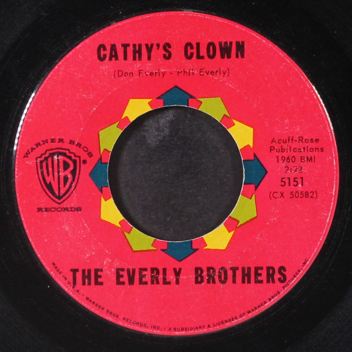 cathy's clown / always it's you by EVERLY BROTHERS