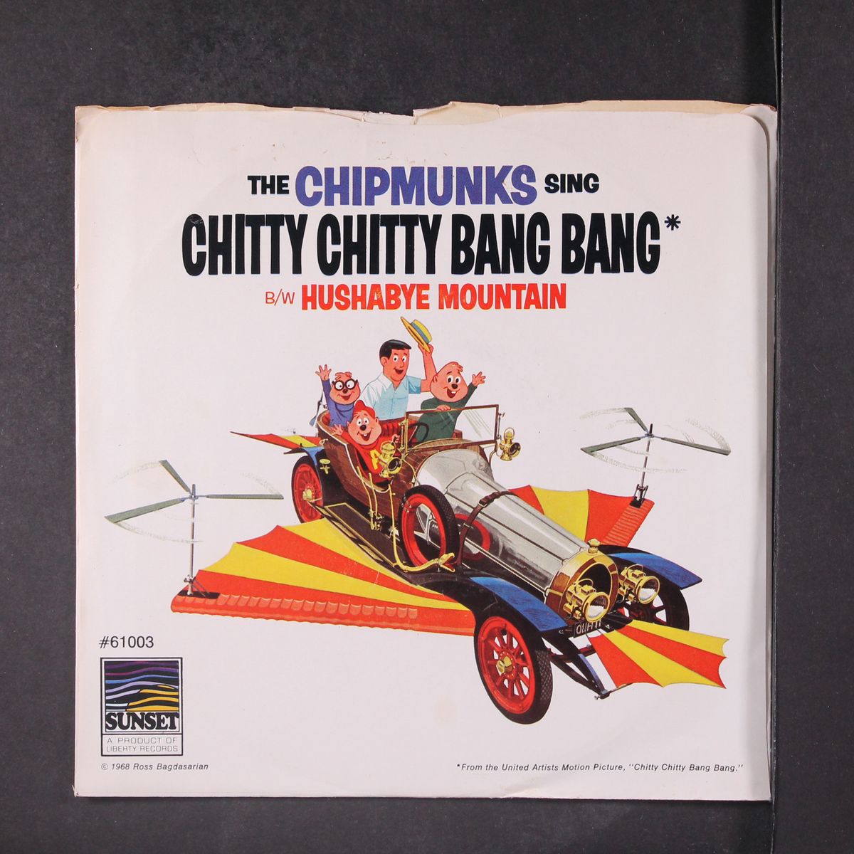 chitty chitty bang bang / hushabye mountain by CHIPMUNKS