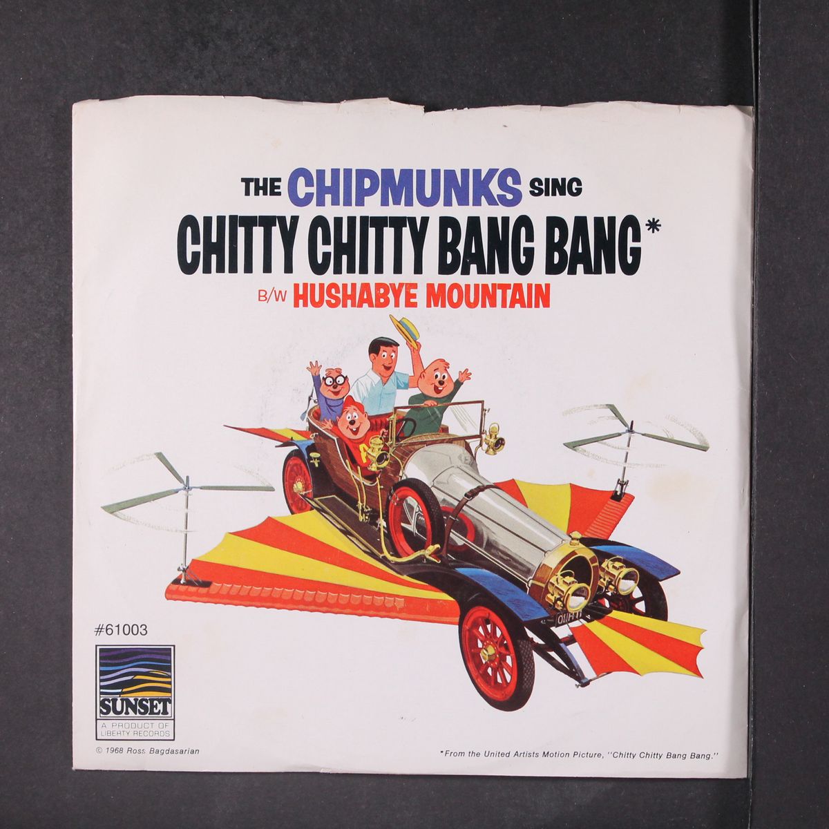 chitty chitty bang bang / hushabye mountain by CHIPMUNKS