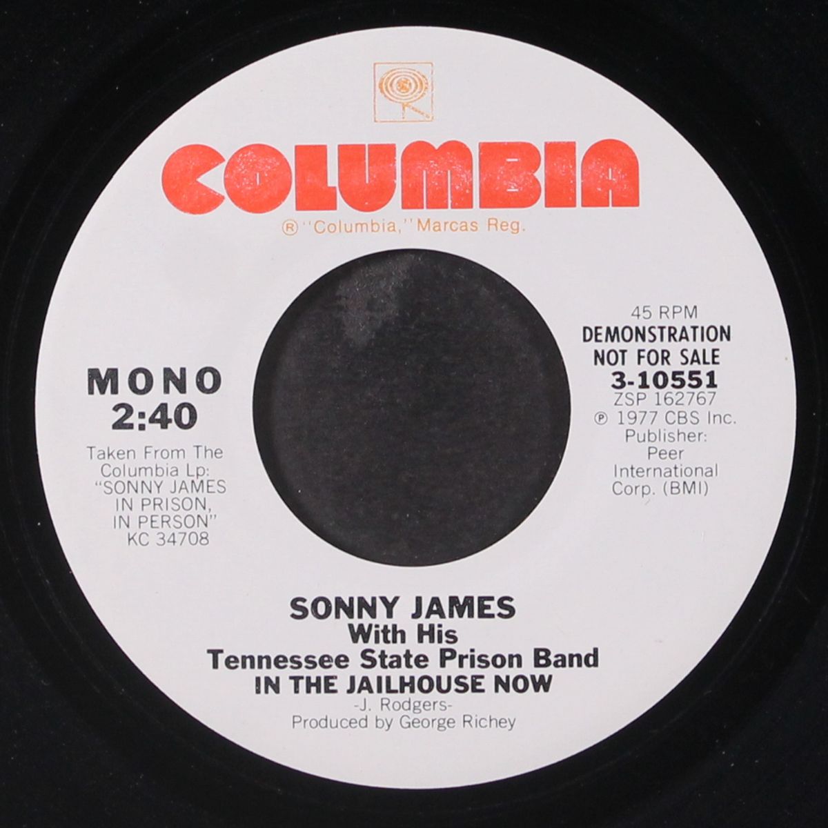 in the jailhouse now by SONNY JAMES