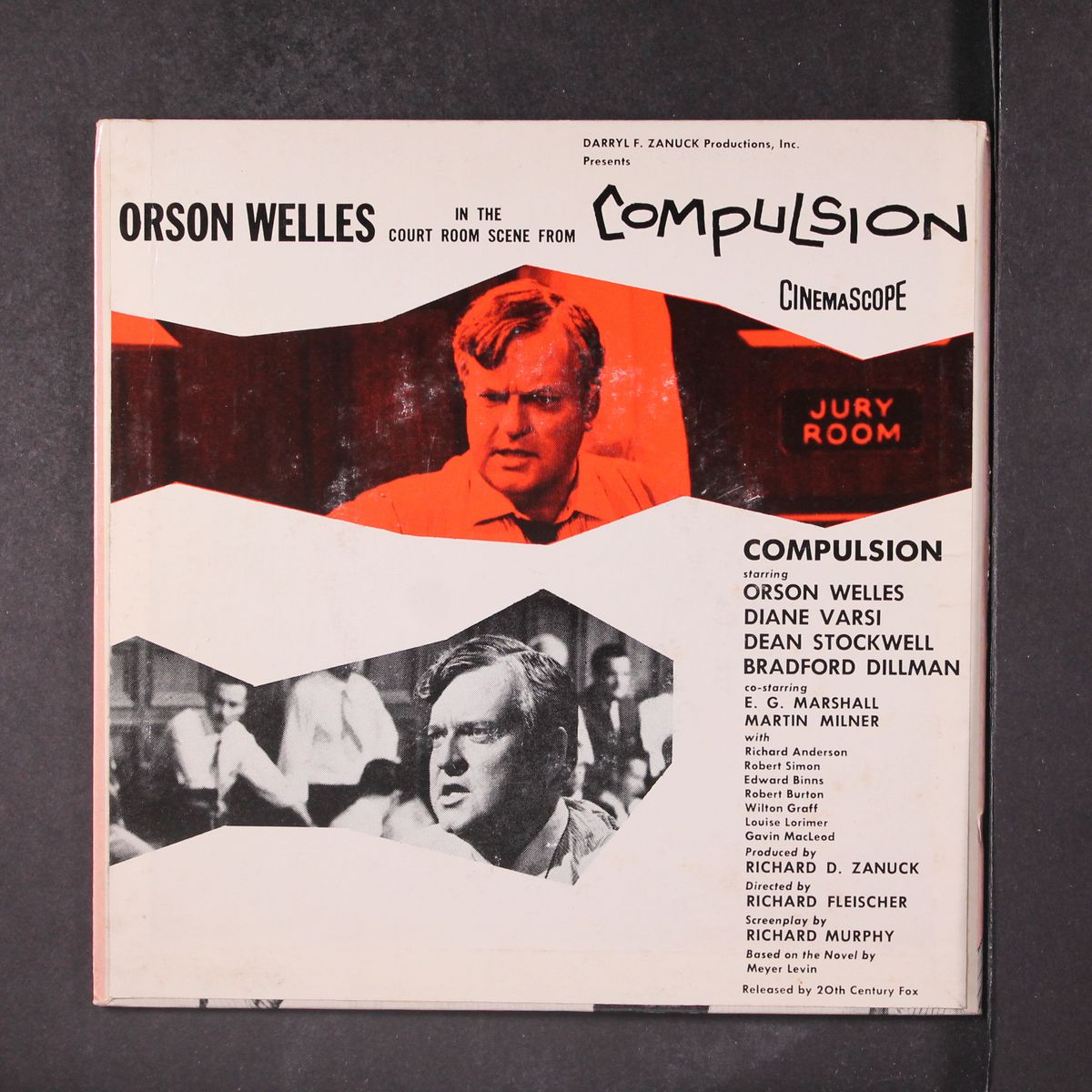 courtroom scene from compulsion / pt. 2 by ORSON WELLES