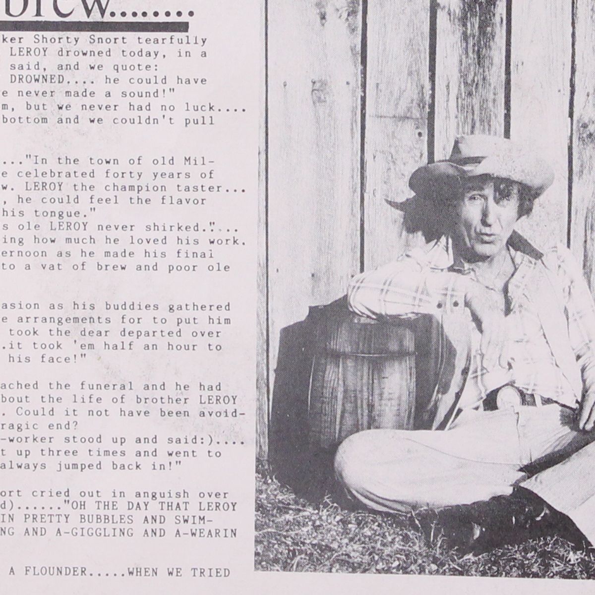 the day that leroy drowned / handyman by SHEB WOOLEY