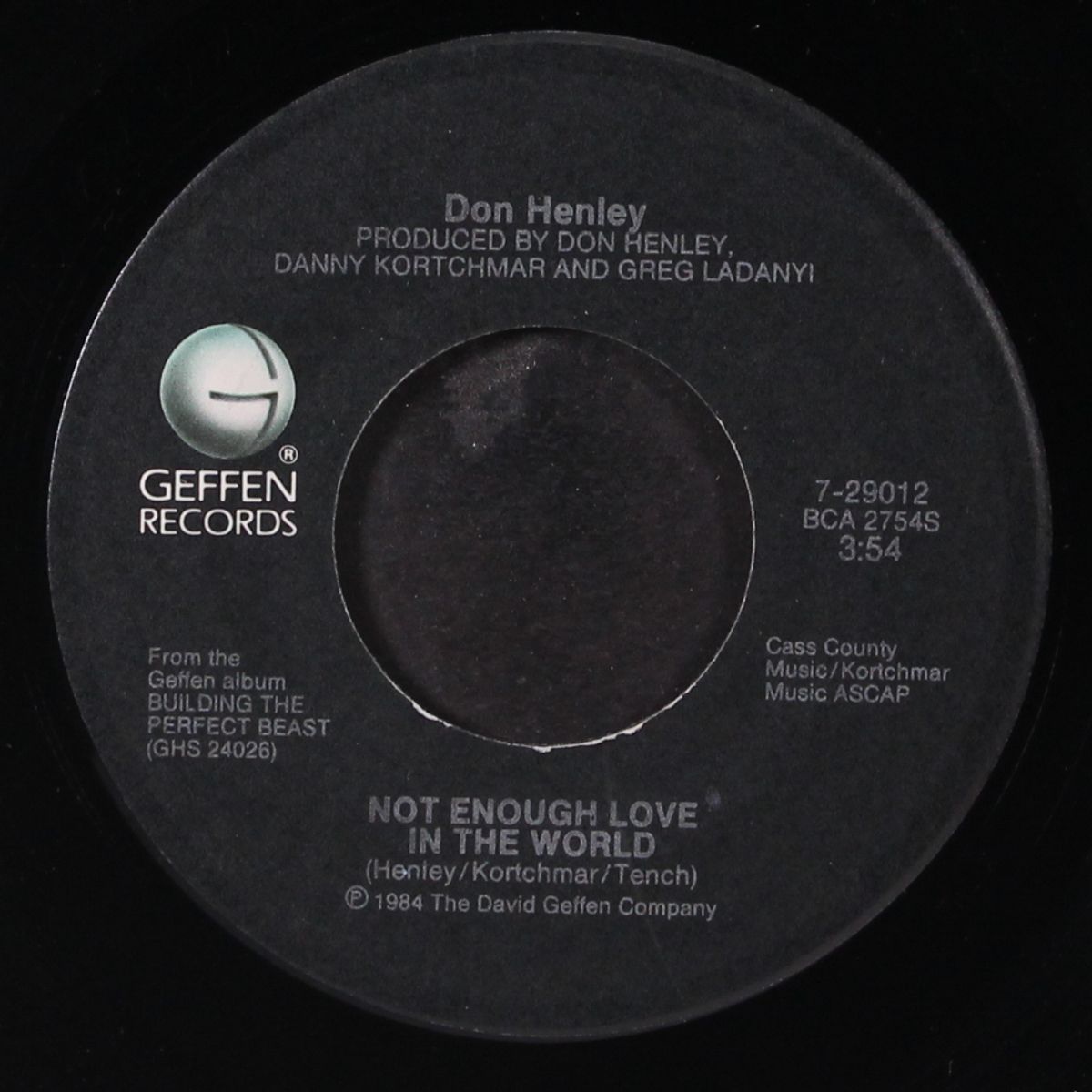 not enough love in the world / man with a mission by DON HENLEY