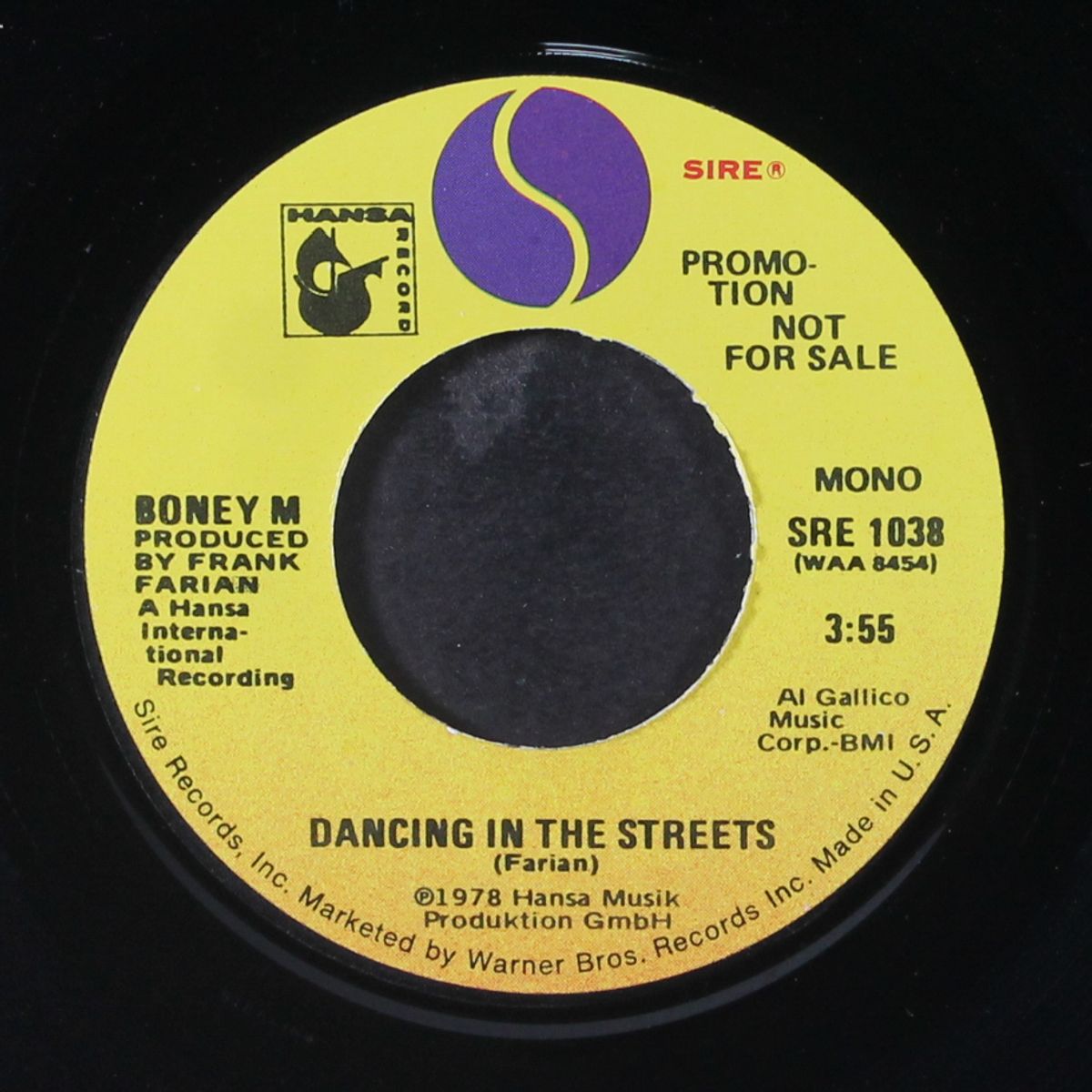 dancing in the streets by BONEY M