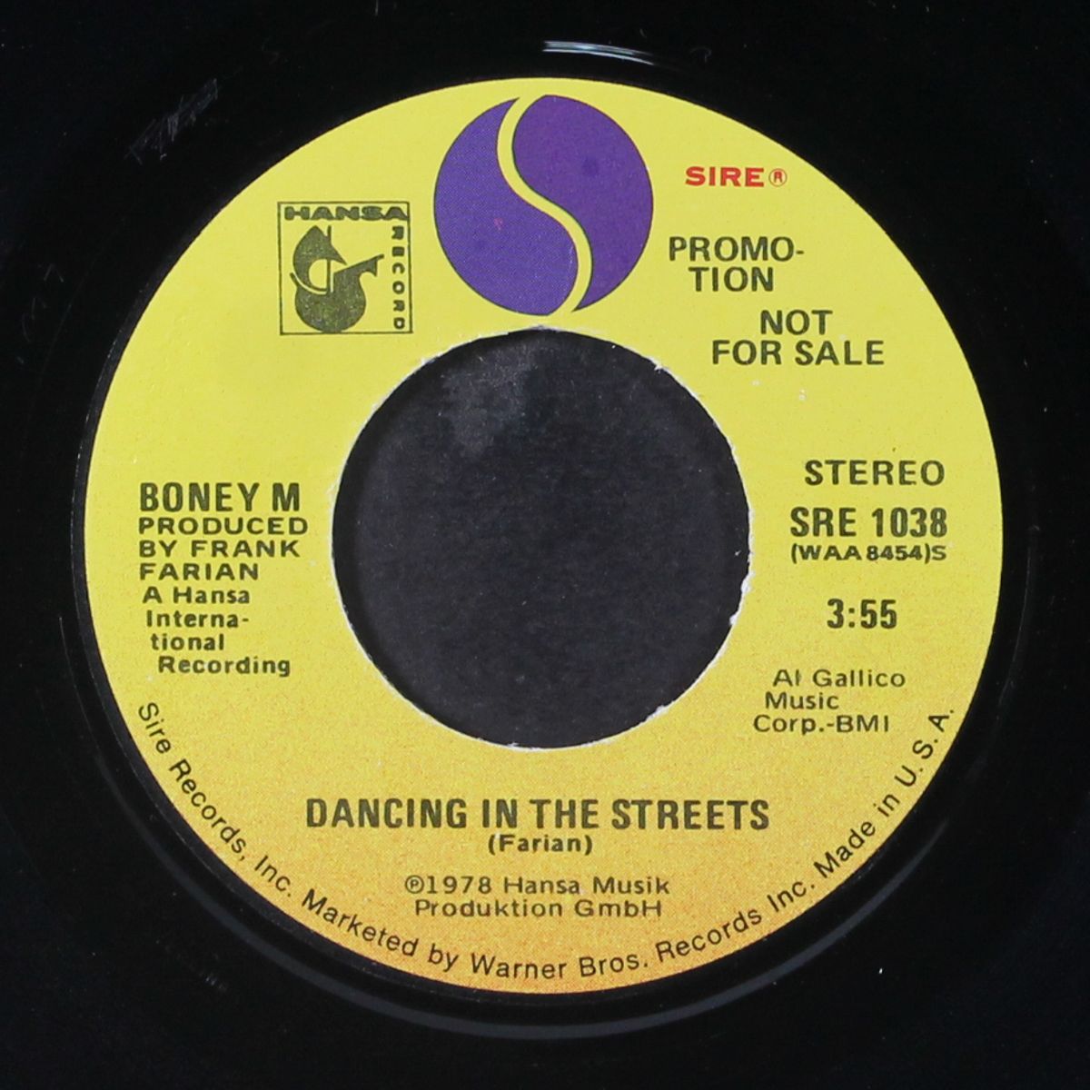 dancing in the streets by BONEY M
