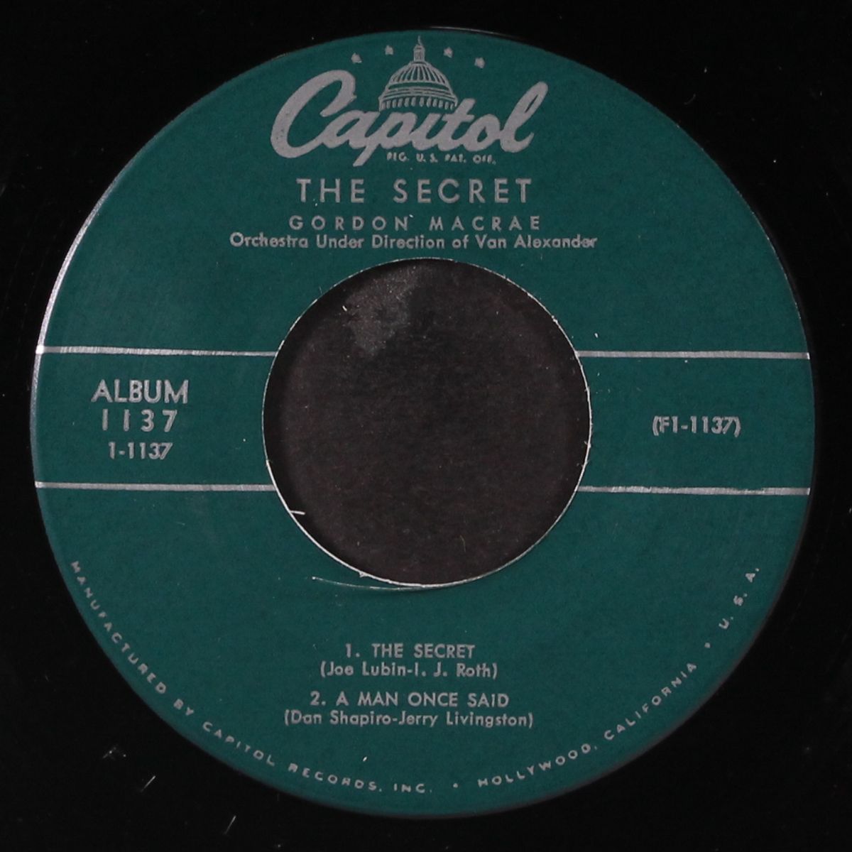 the secret by GORDON MACRAE