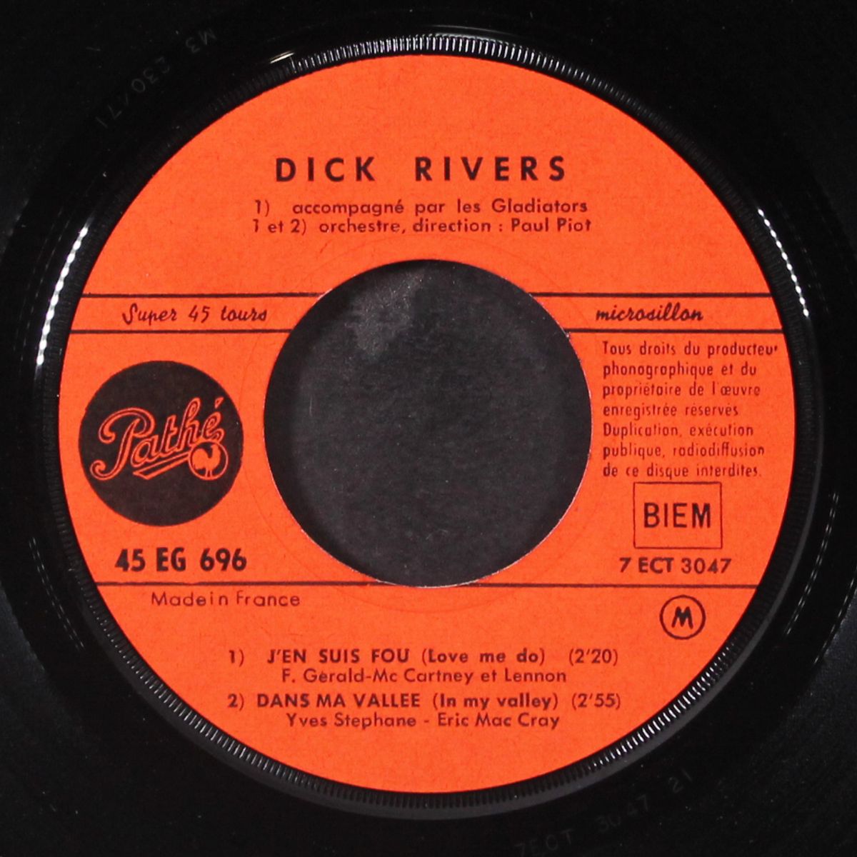 tu n'es plus la by DICK RIVERS