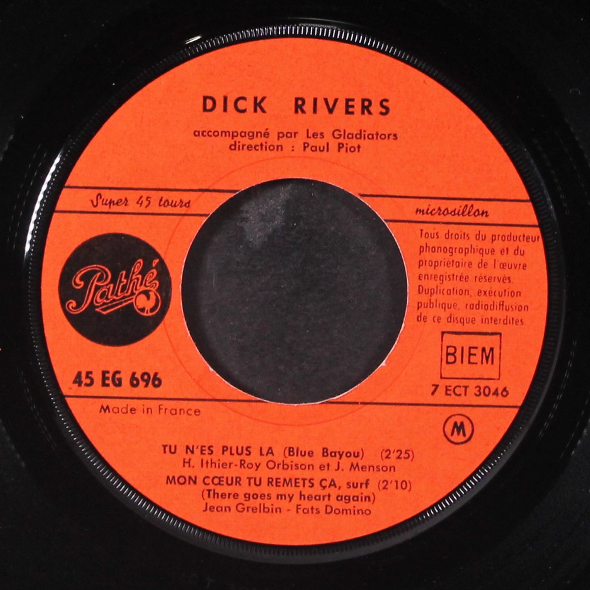tu n'es plus la by DICK RIVERS