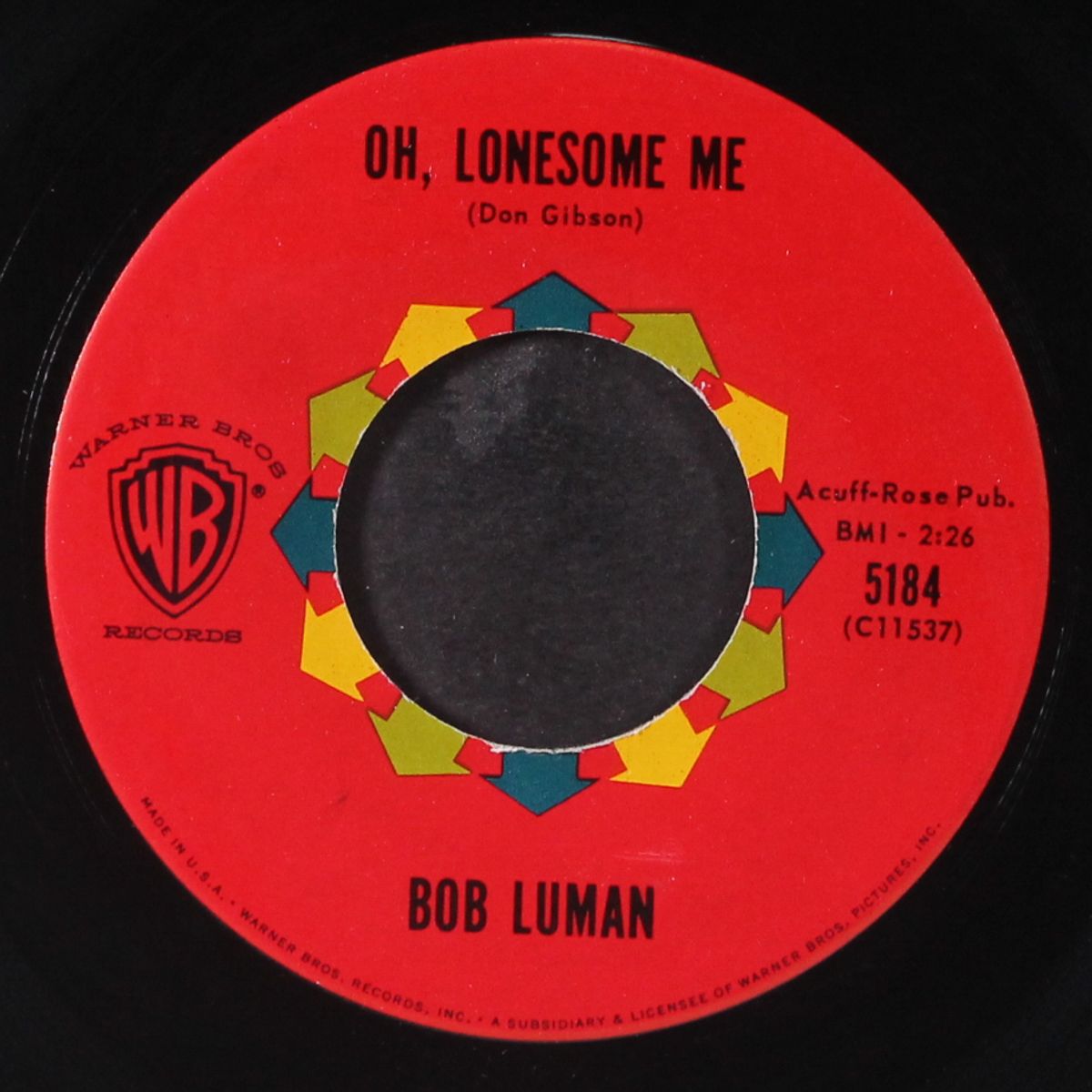 oh, lonesome me / why, why, bye, bye by BOB LUMAN