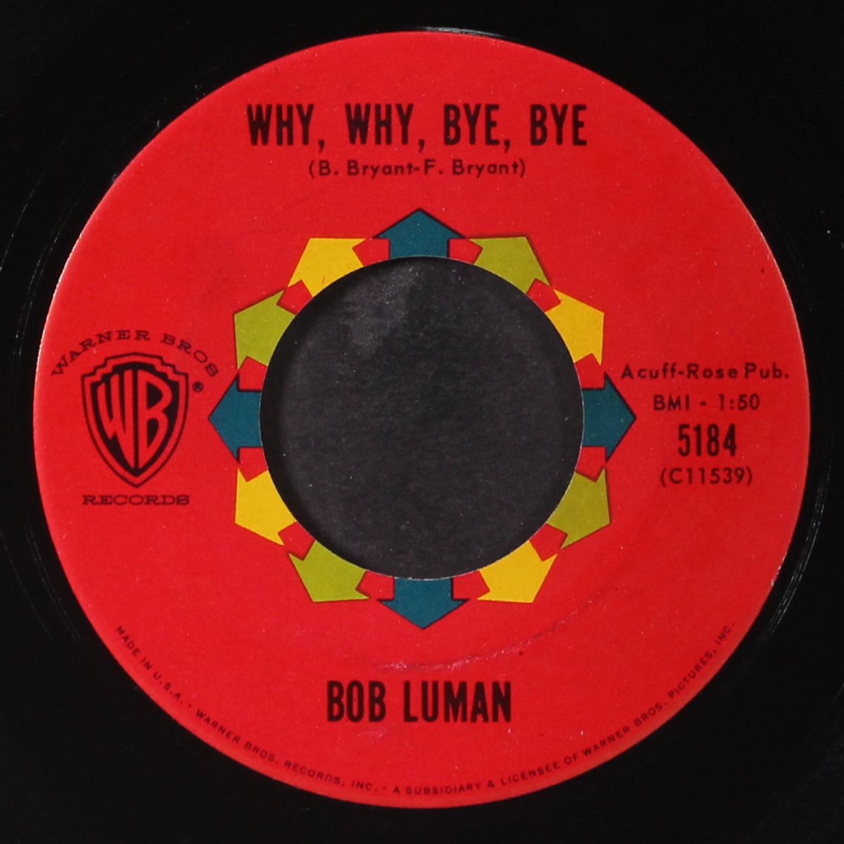 oh, lonesome me / why, why, bye, bye by BOB LUMAN