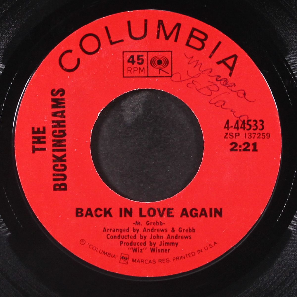 back in love again / you misunderstand me by BUCKINGHAMS
