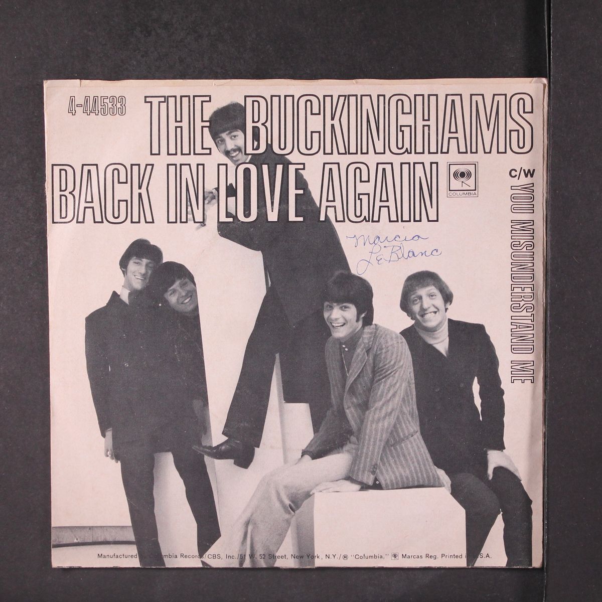 back in love again / you misunderstand me by BUCKINGHAMS