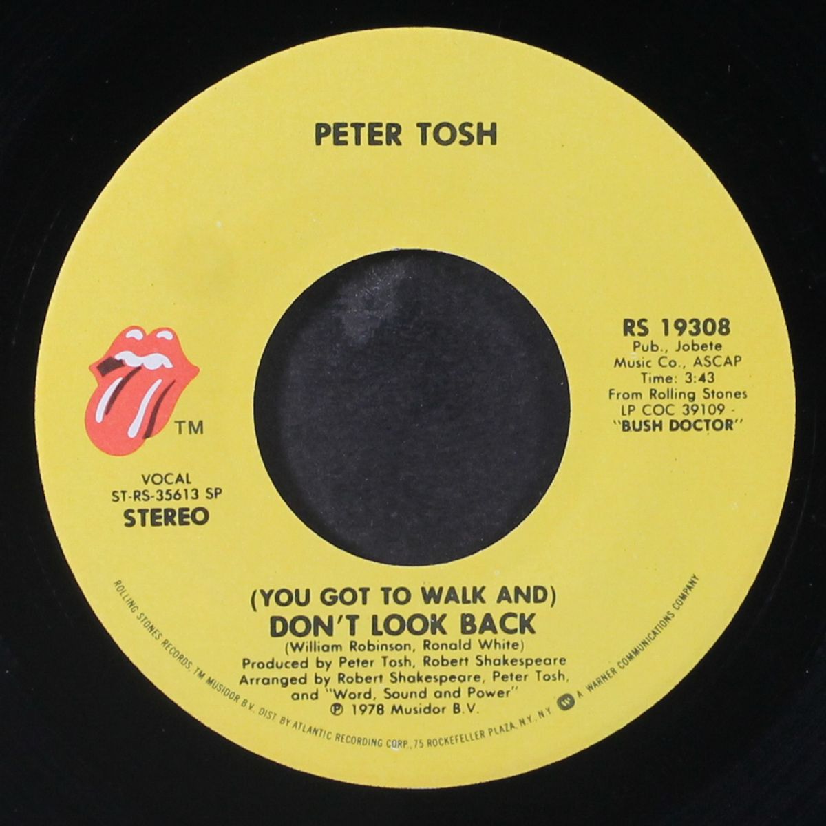 (you got to walk and) don't look back / soon come by PETER TOSH