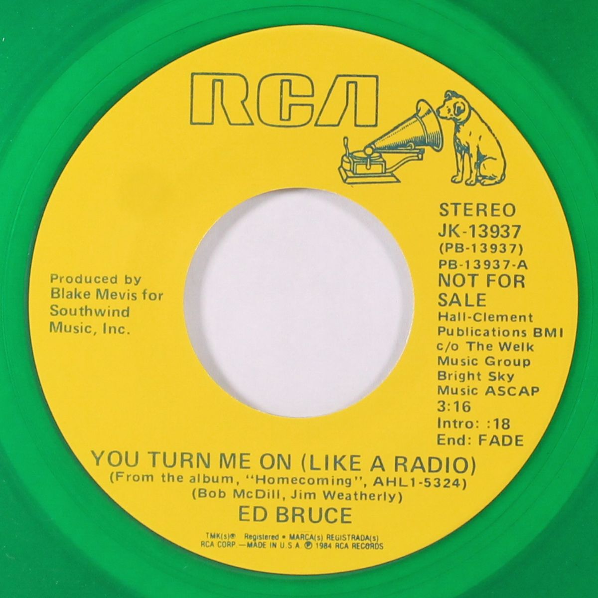 you turn me on (like a radio) by ED BRUCE
