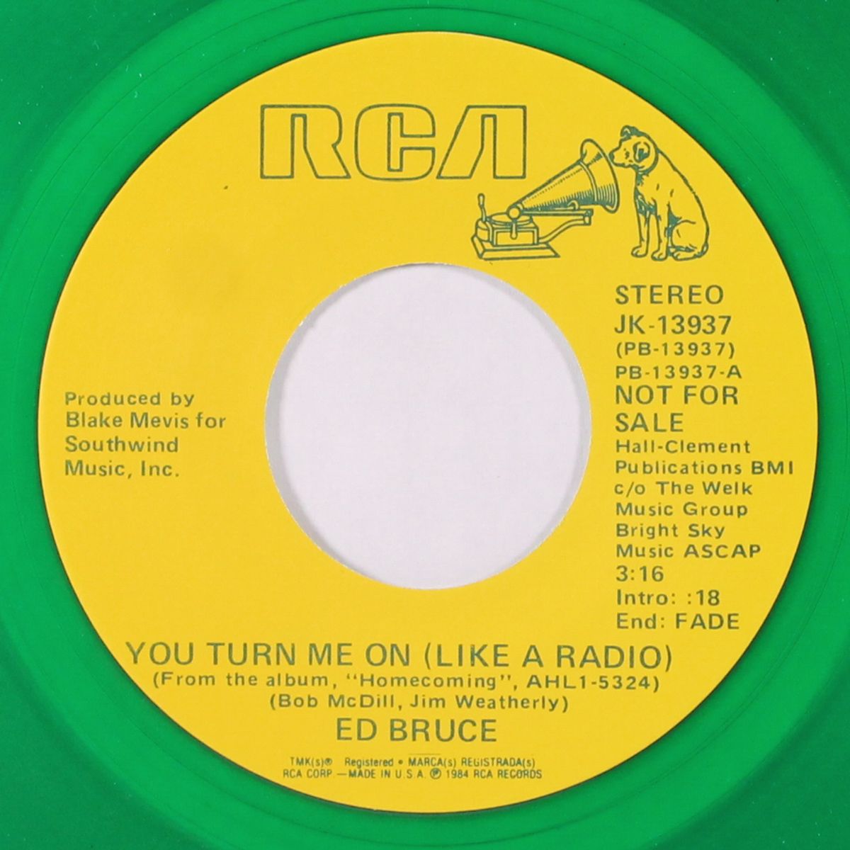you turn me on (like a radio) by ED BRUCE