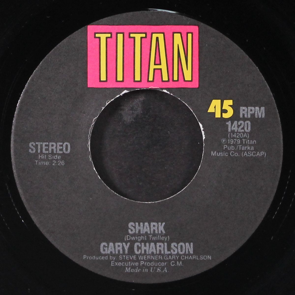 shark / brown eyes by GARY CHARLSON