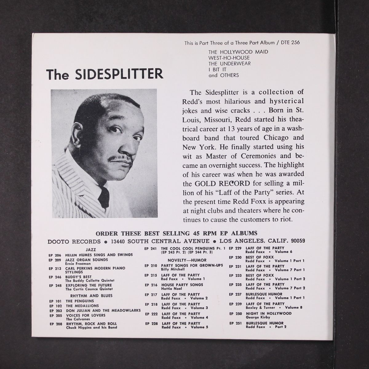the side-splitter, vol. 3 by REDD FOXX