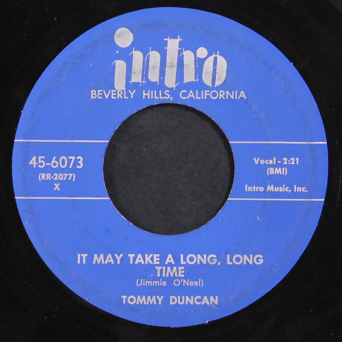 grits and gravy blues / it may take a long, long time by TOMMY DUNCAN