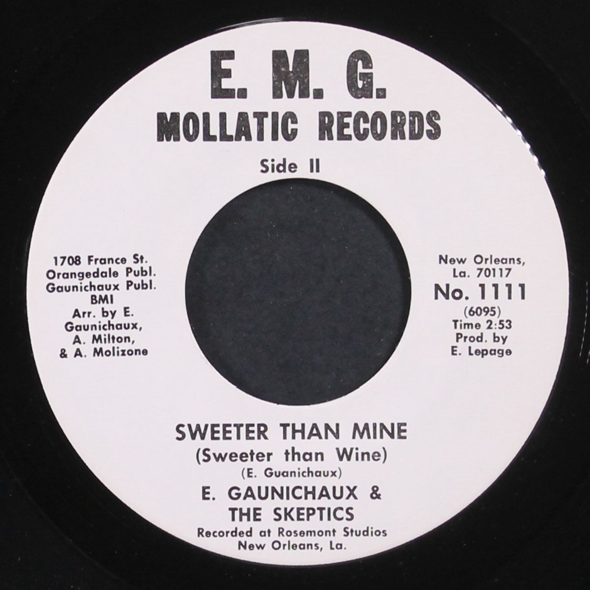 afro bush / sweeter than mine by E. GAUNICHAUX & SKEPTICS