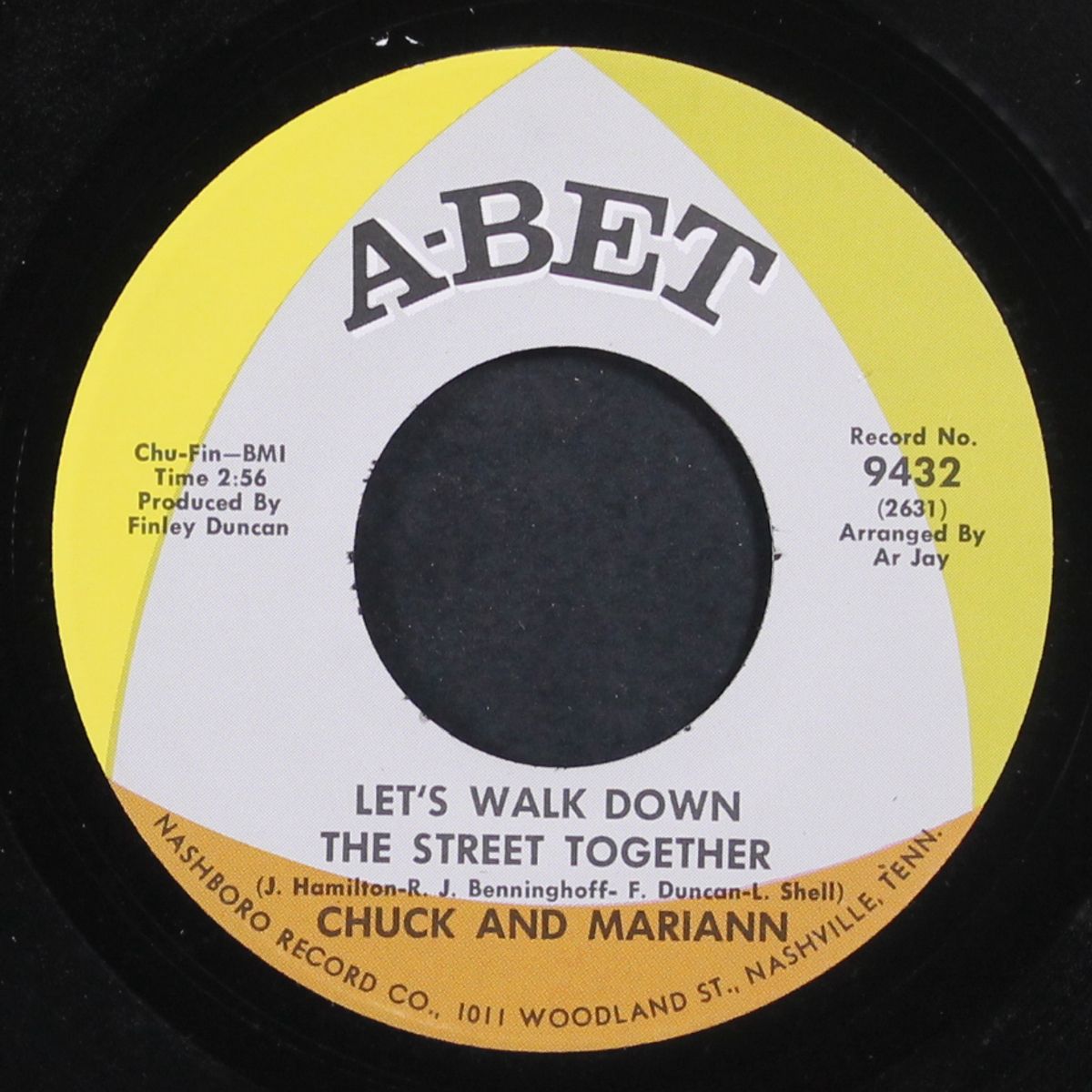 let's walk down the street together / the woman in me by CHUCK & MARIANN