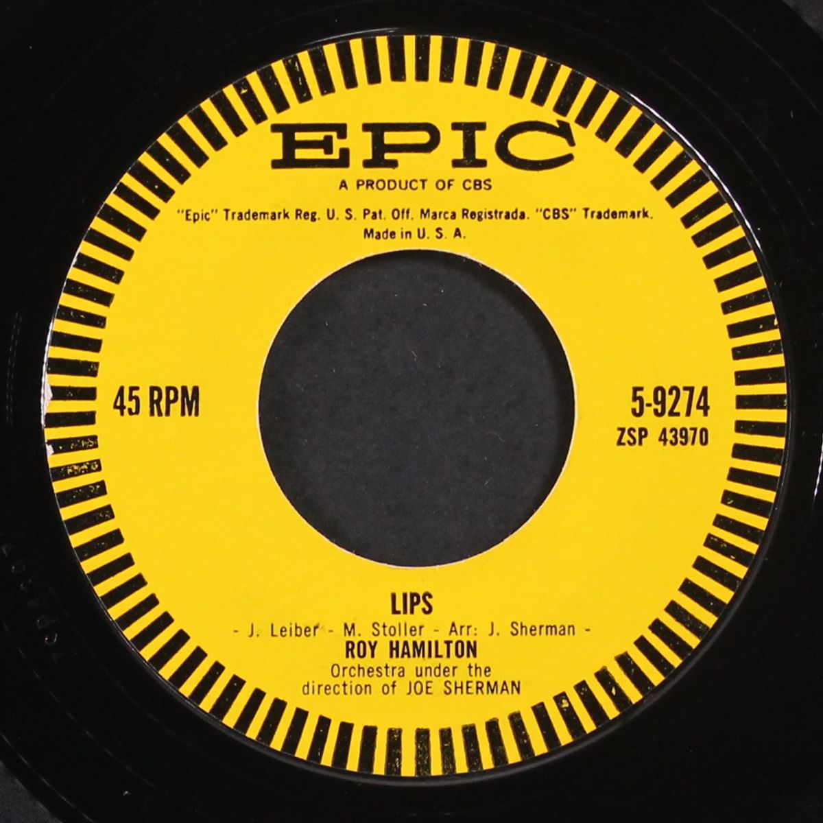 lips / jungle fever by ROY HAMILTON