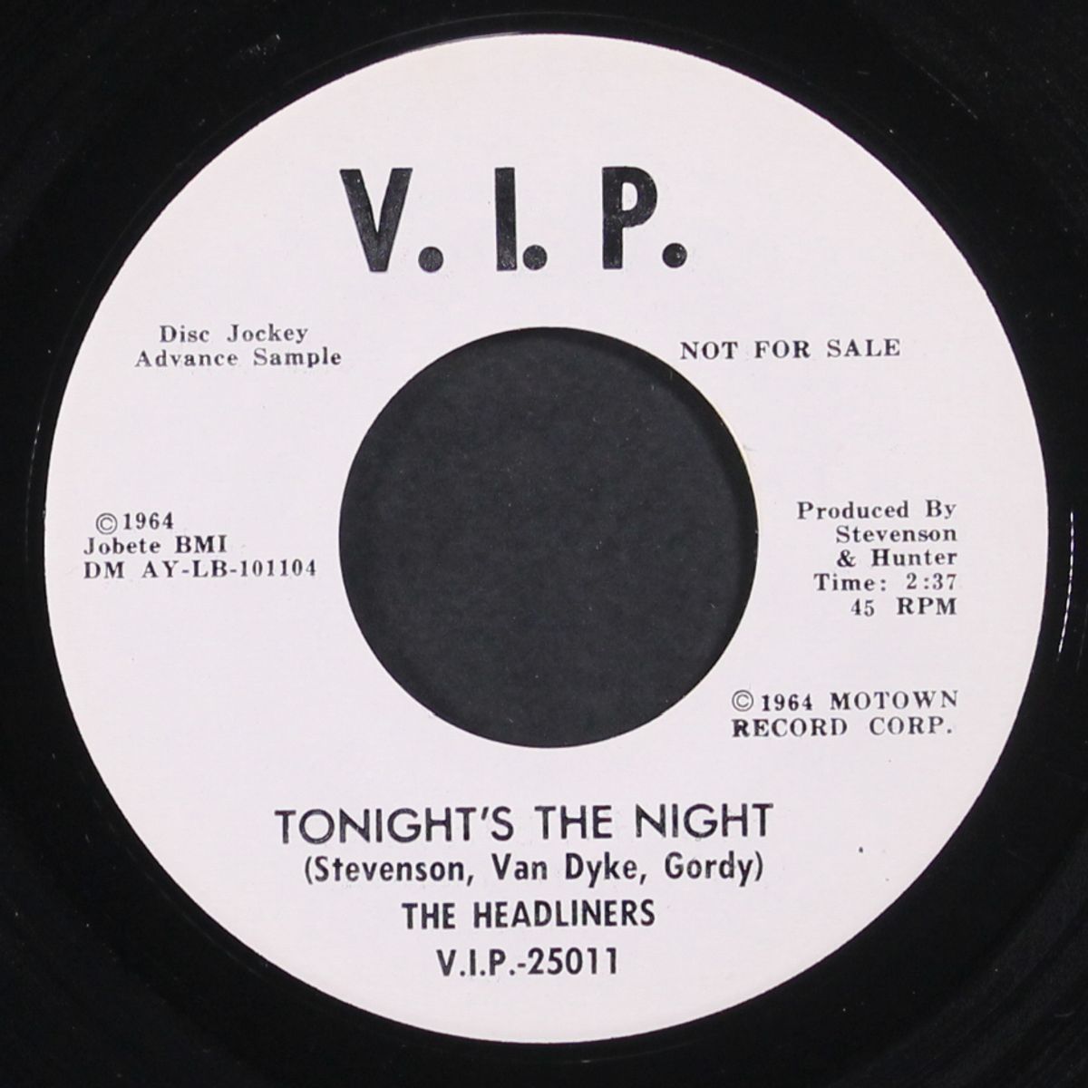 tonight's the night / you're bad new by HEADLINERS