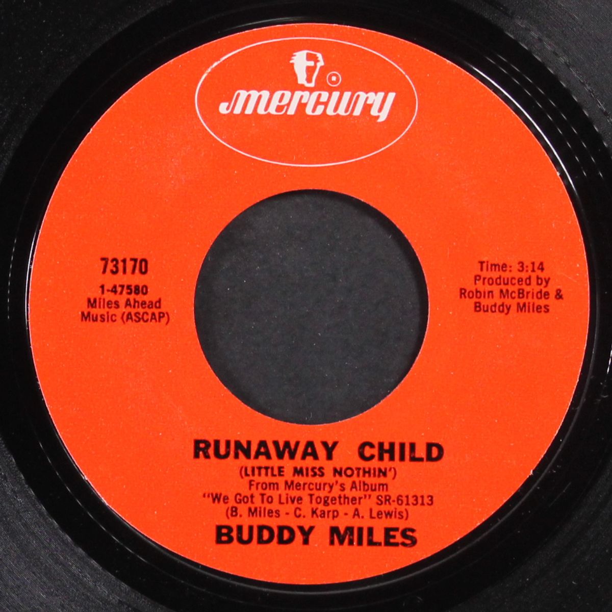 runaway child / i still love you anyway by BUDDY MILES