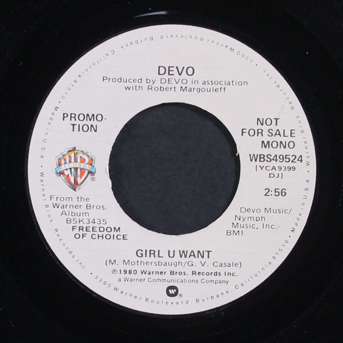 girl u want / mono by DEVO