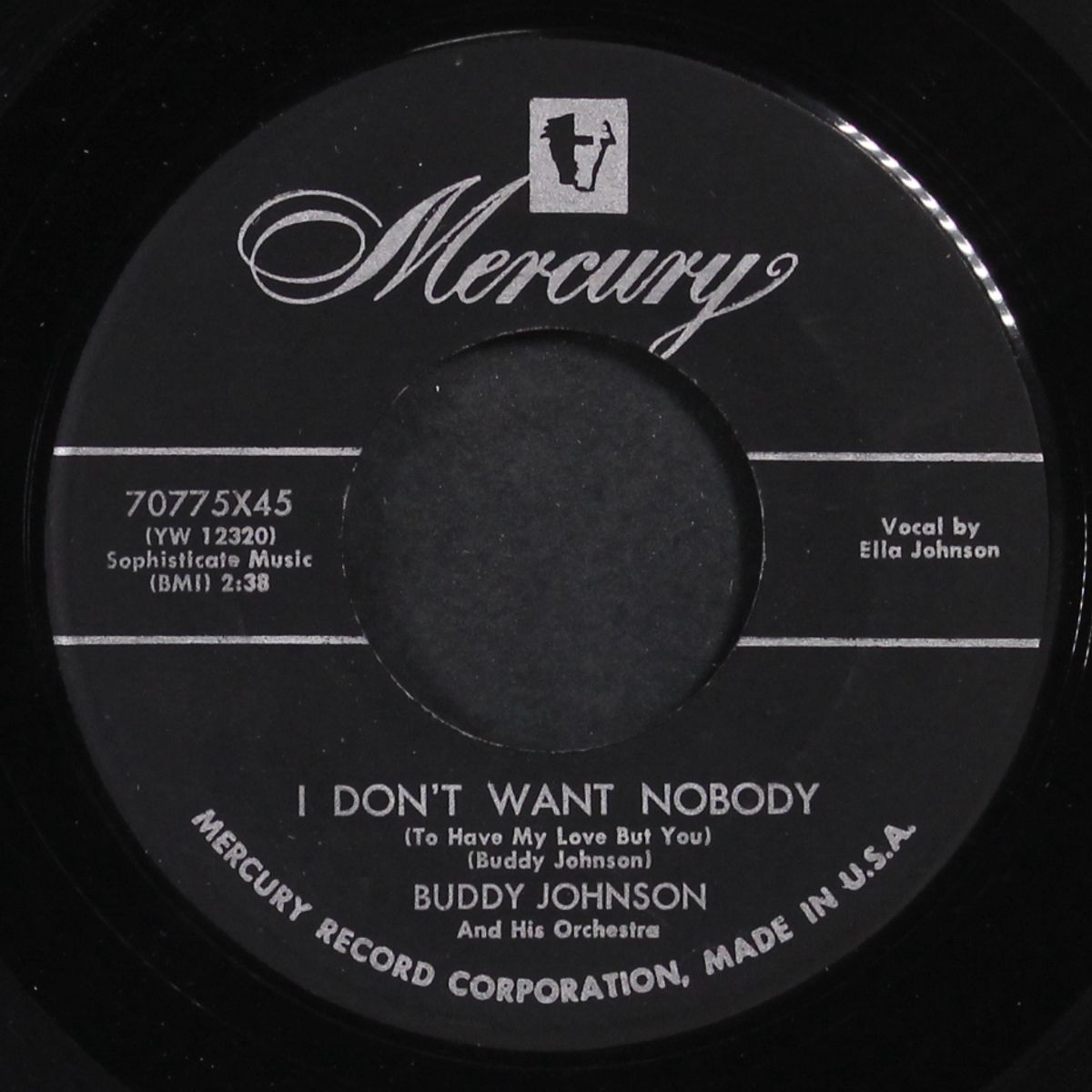 doot doot dow / i don't want nobody by BUDDY JOHNSON