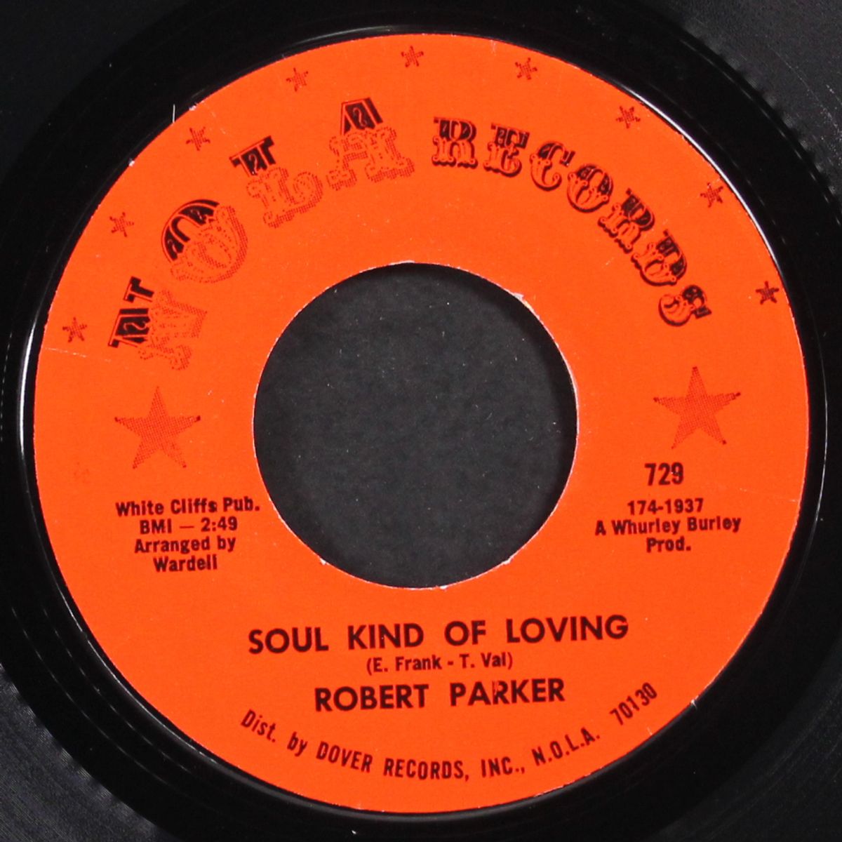 tip toe / soul kind of loving by ROBERT PARKER