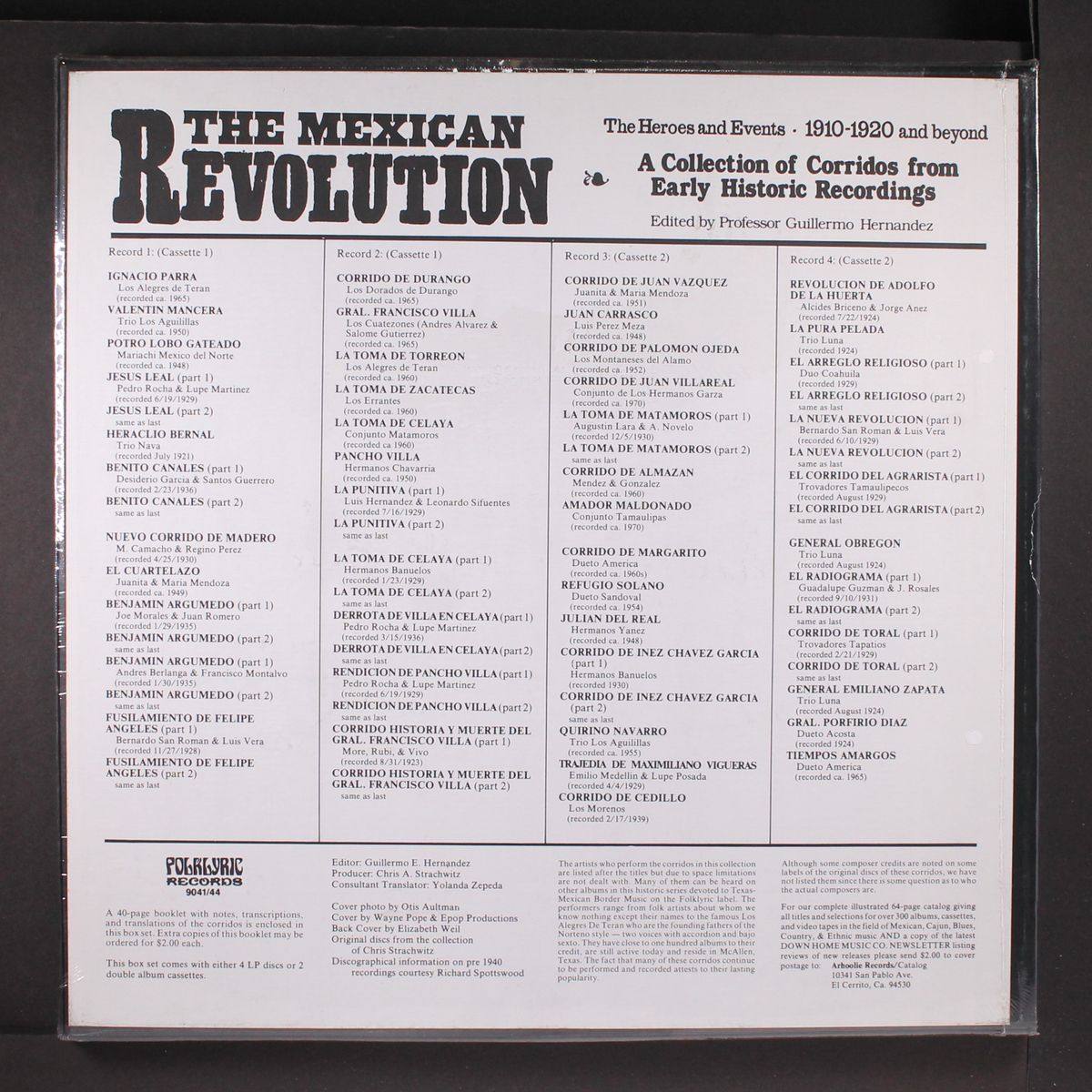 the mexican revolution - la revolución mexicana - the heroes and events - 1910-1920 and beyond by VARIOUS