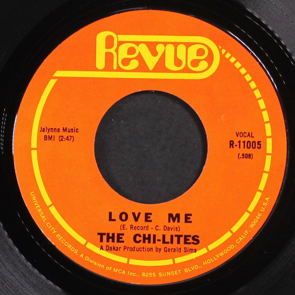 love me / love is gone by CHI-LITES