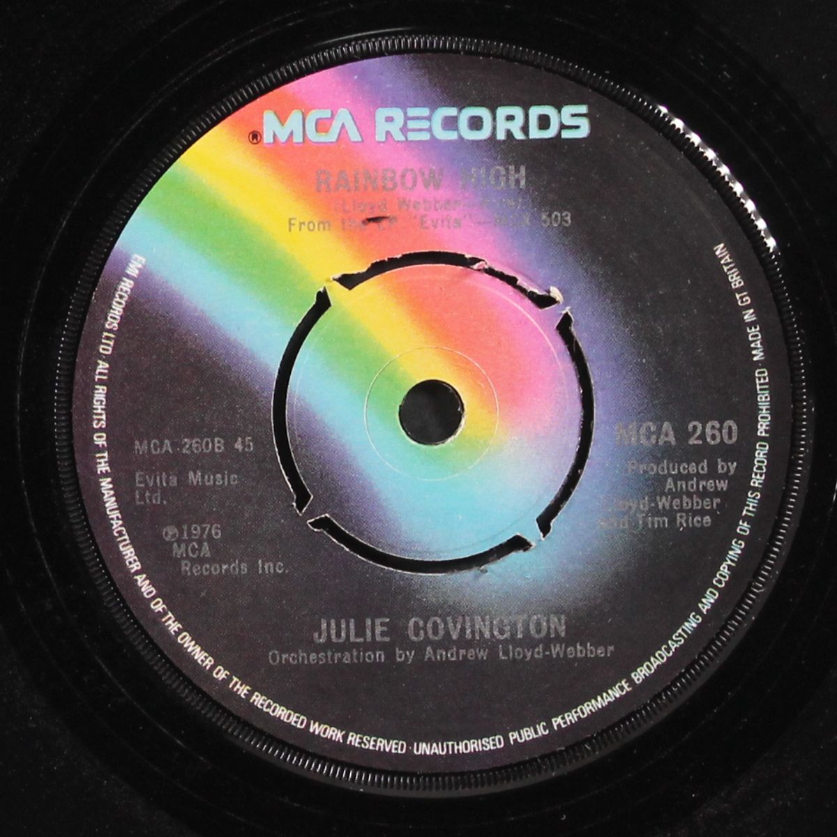 don't cry for me, argentina / rainbow high by JULIE COVINGTON