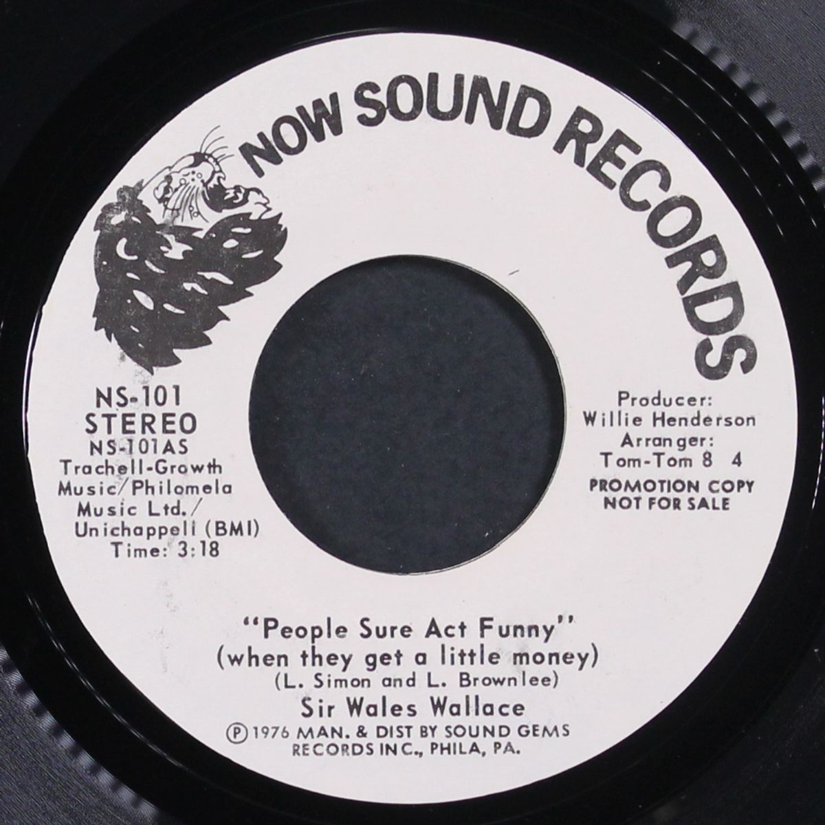 people sure act funny / mono by SIR WALES WALLACE