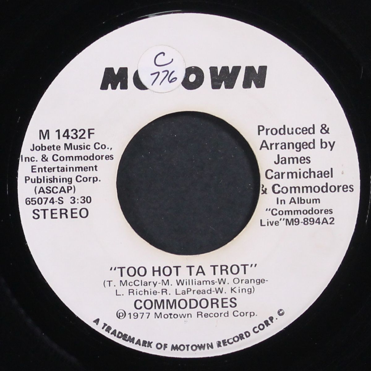 too hot ta trot / funky situtation by COMMODORES