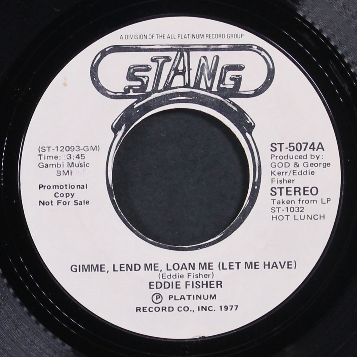 gimme lend me loan me by EDDIE FISHER