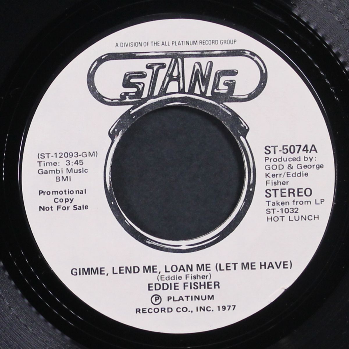 gimme lend me loan me by EDDIE FISHER
