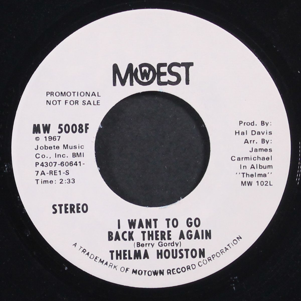 i want to go back there again / mono by THELMA HOUSTON