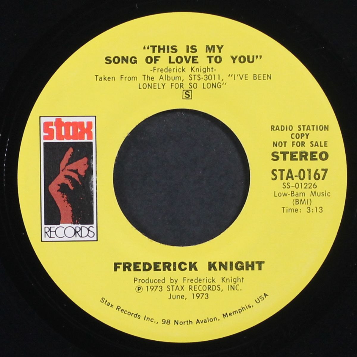 this is my song of love to you / take me on home witcha by FREDERICK KNIGHT