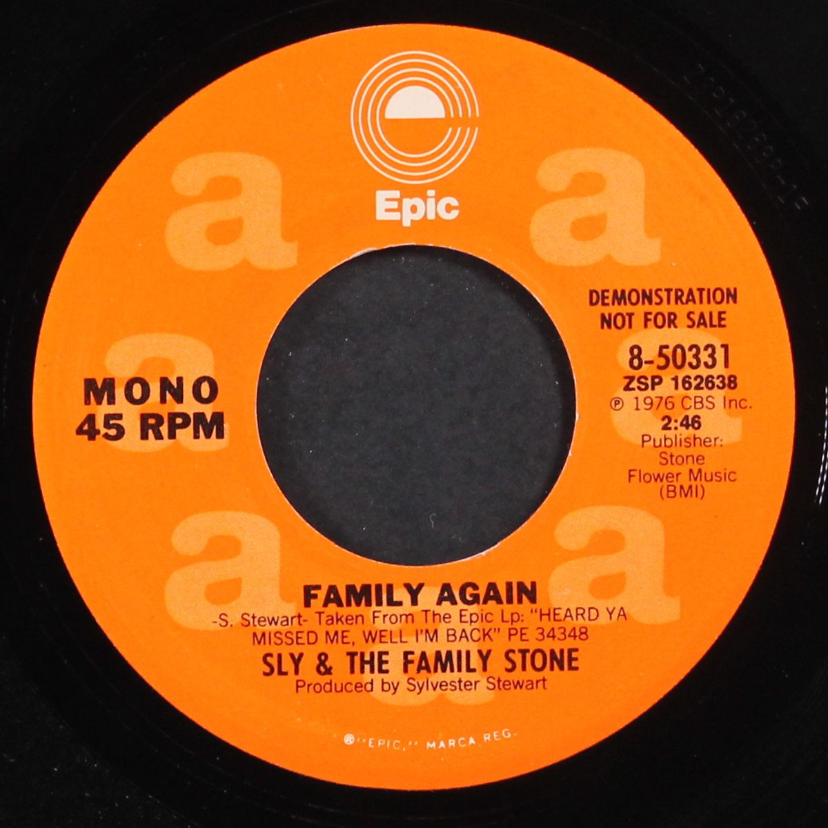family again / mono by SLY & FAMILY STONE