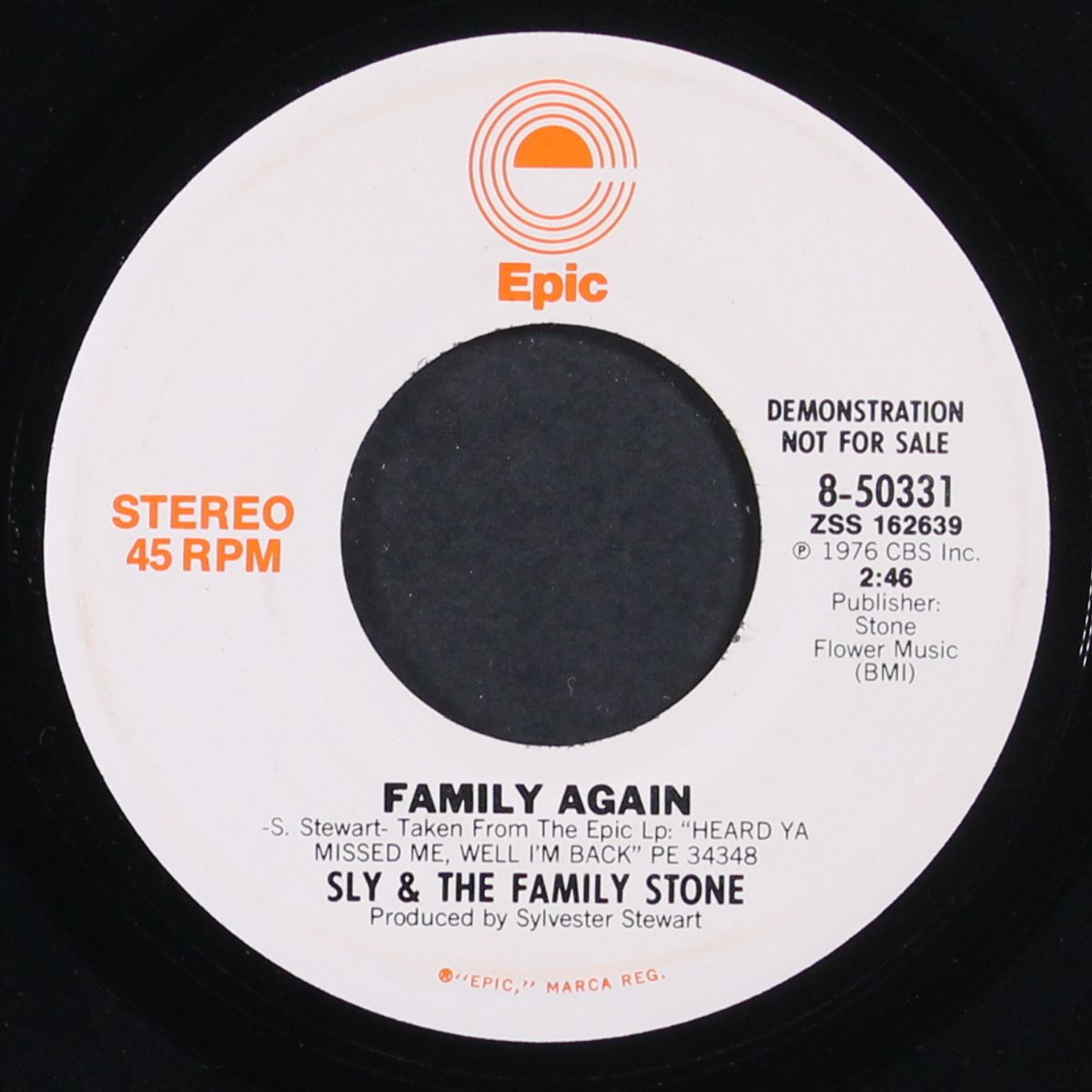 family again / mono by SLY & FAMILY STONE
