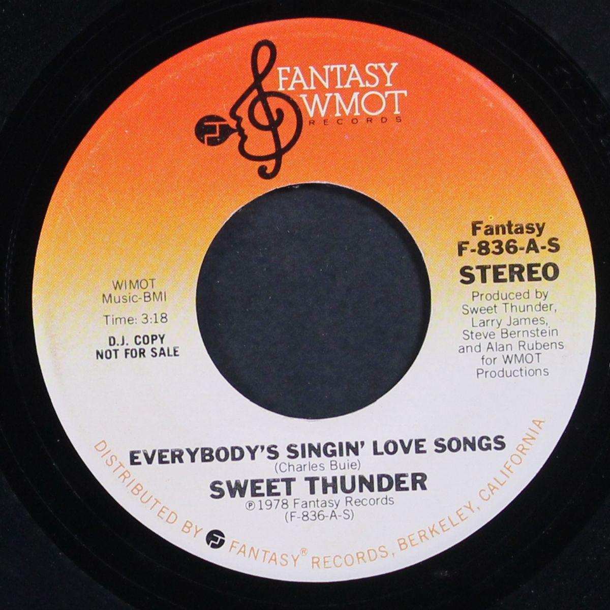 everybody's singin' love songs / mono by SWEET THUNDER